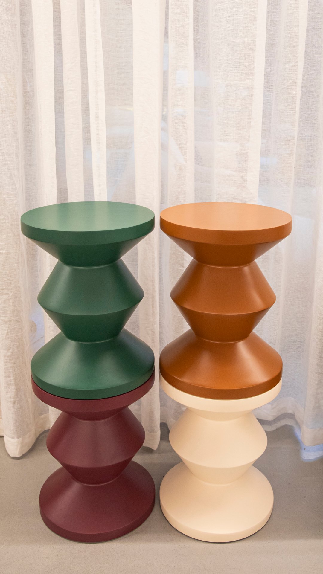 Zag Stool - Custard - Floor Stock