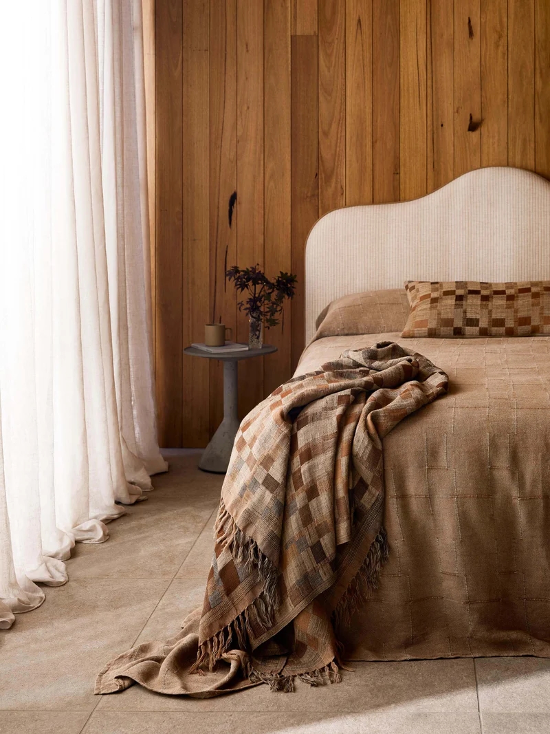 August Wool & Silk Lumbar Cushion