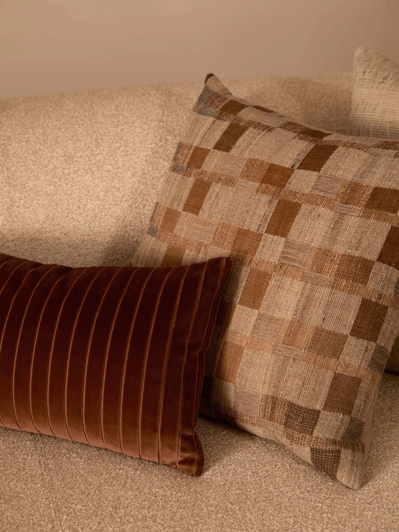 August Wool & Silk Cushion