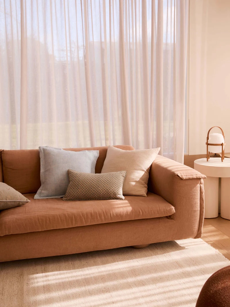 Burton Tailored Heavy Linen Cushion