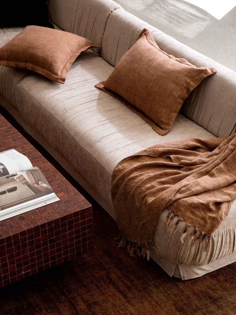 Burton Tailored Heavy Linen Cushion