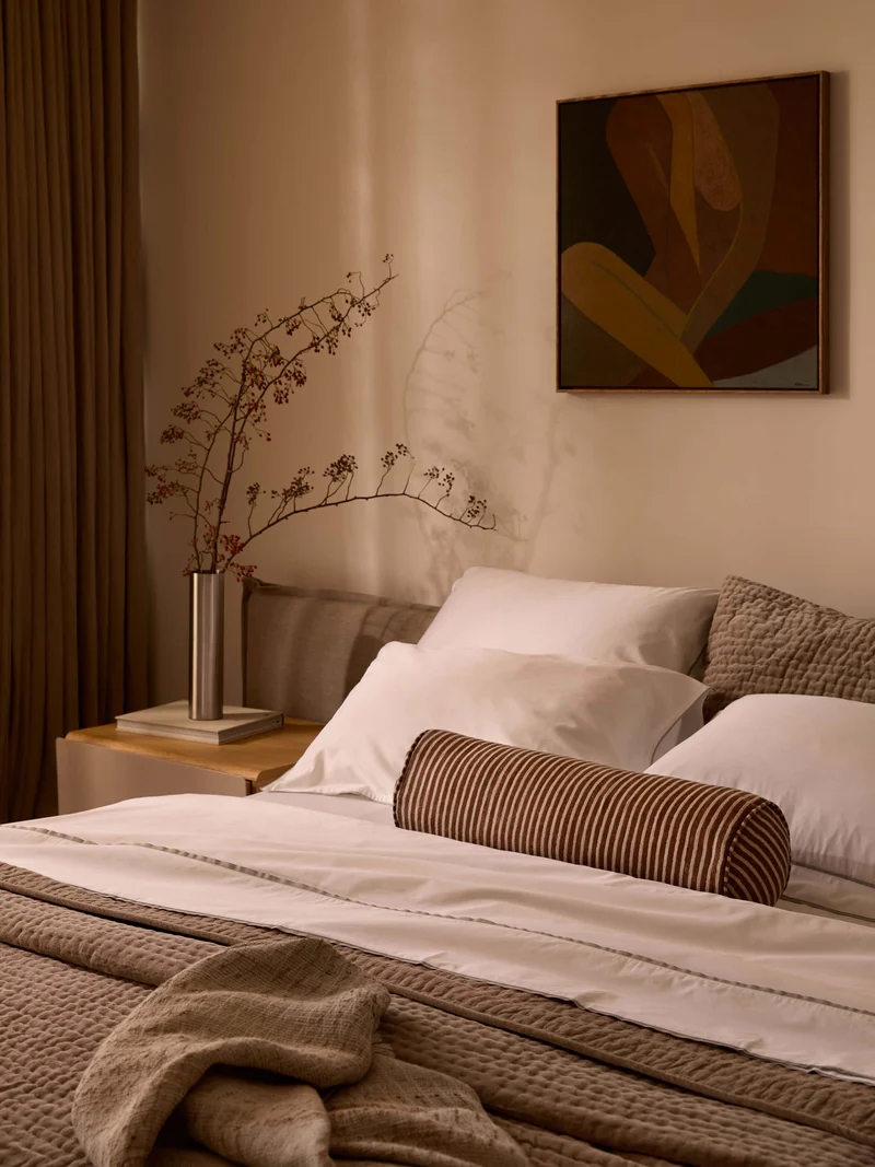 Margot Linen Bolster Cushion