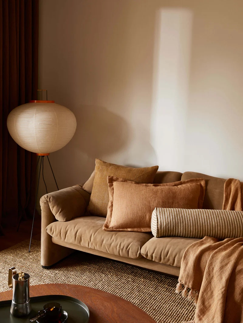 Margot Linen Bolster Cushion