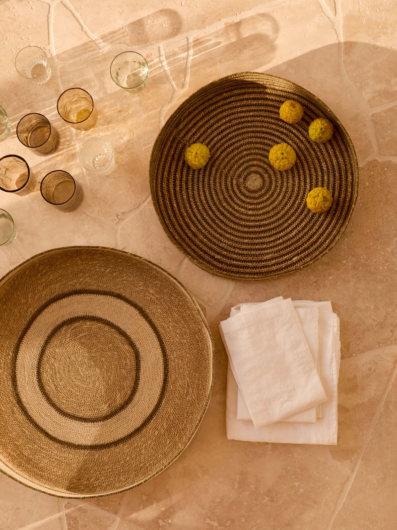 Sabine Woven Tray Duo