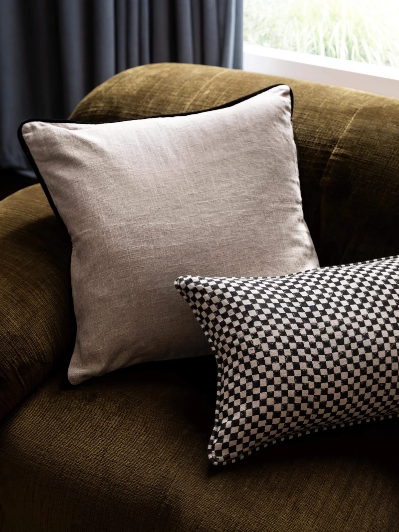 Gia Reversible Linen Cushion