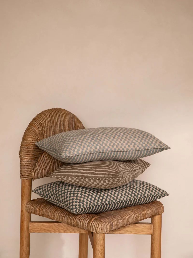 Gia Reversible Linen Cushion