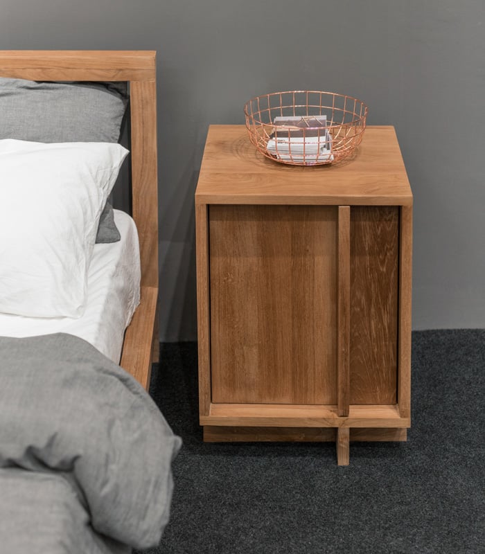 Norton Side Table - Teak Black - Floor Stock