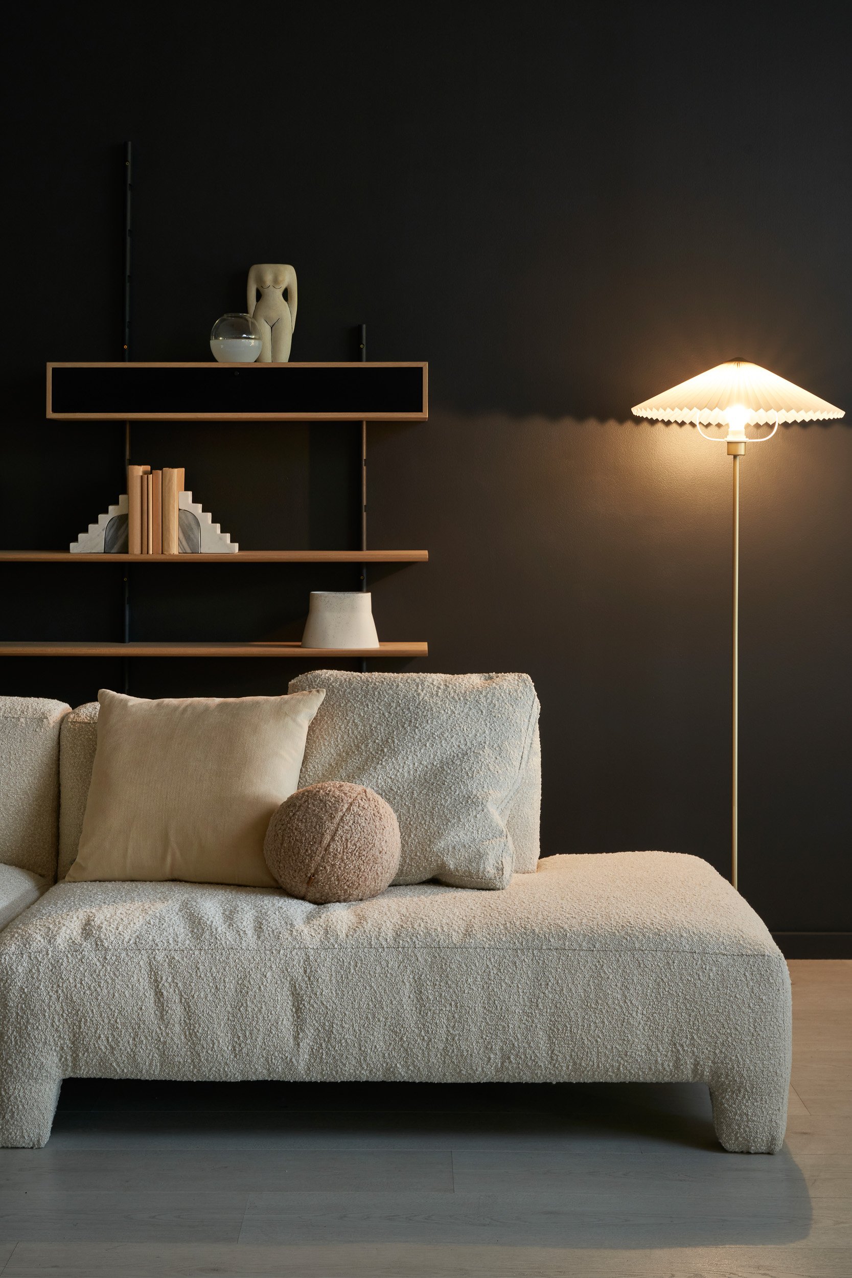 Morocco Sofa - Chaise Left Facing - Milk-Bigello 0002 - Floor Stock