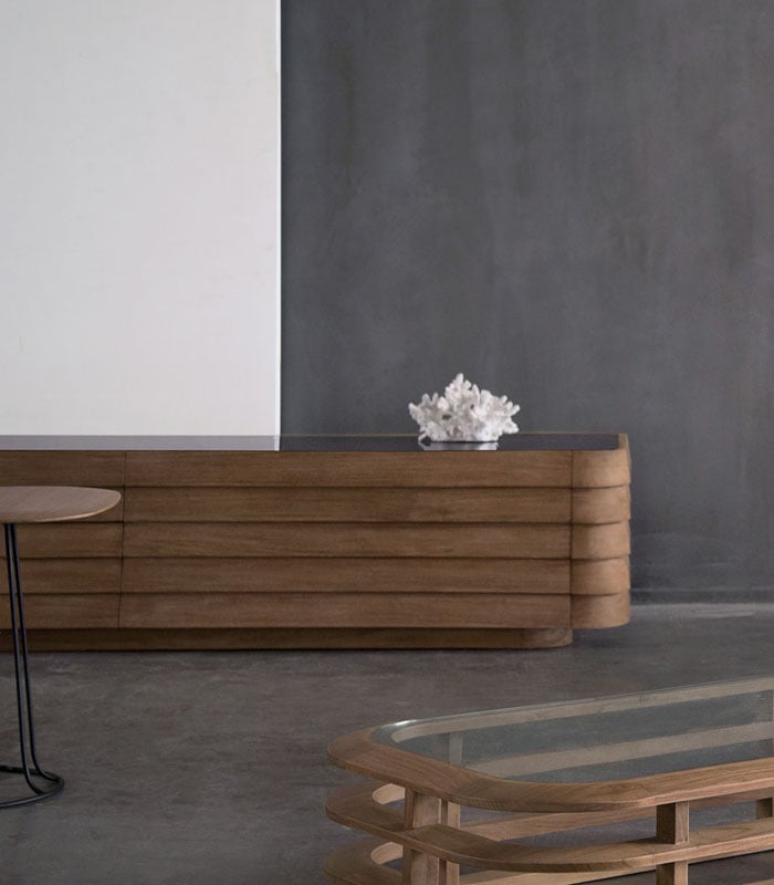 Terrace TV Console - Teak - Floor Stock