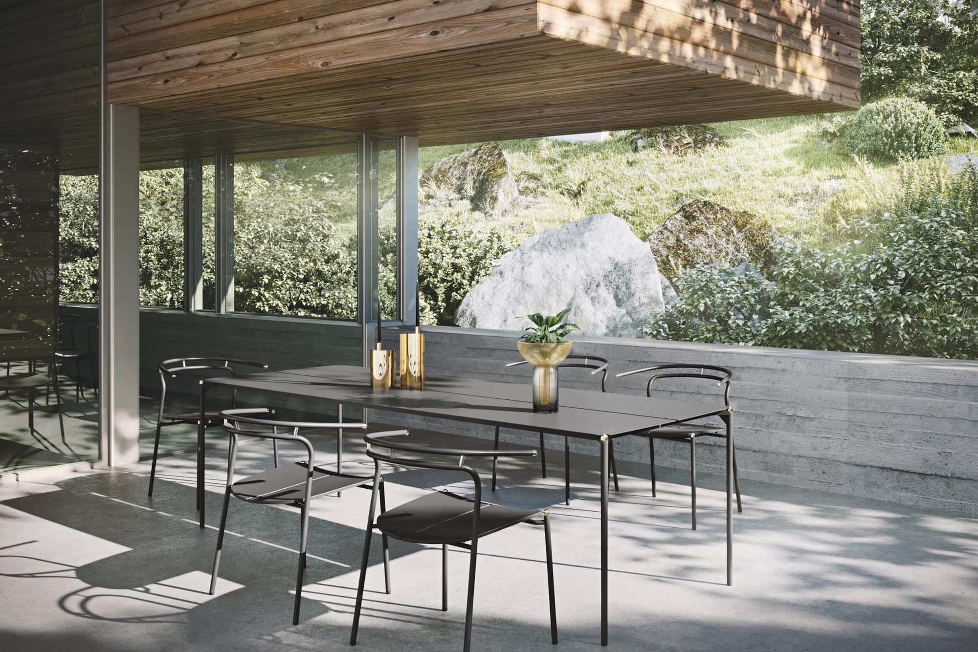 Novo Dining Chair - Taupe - Floor Stock