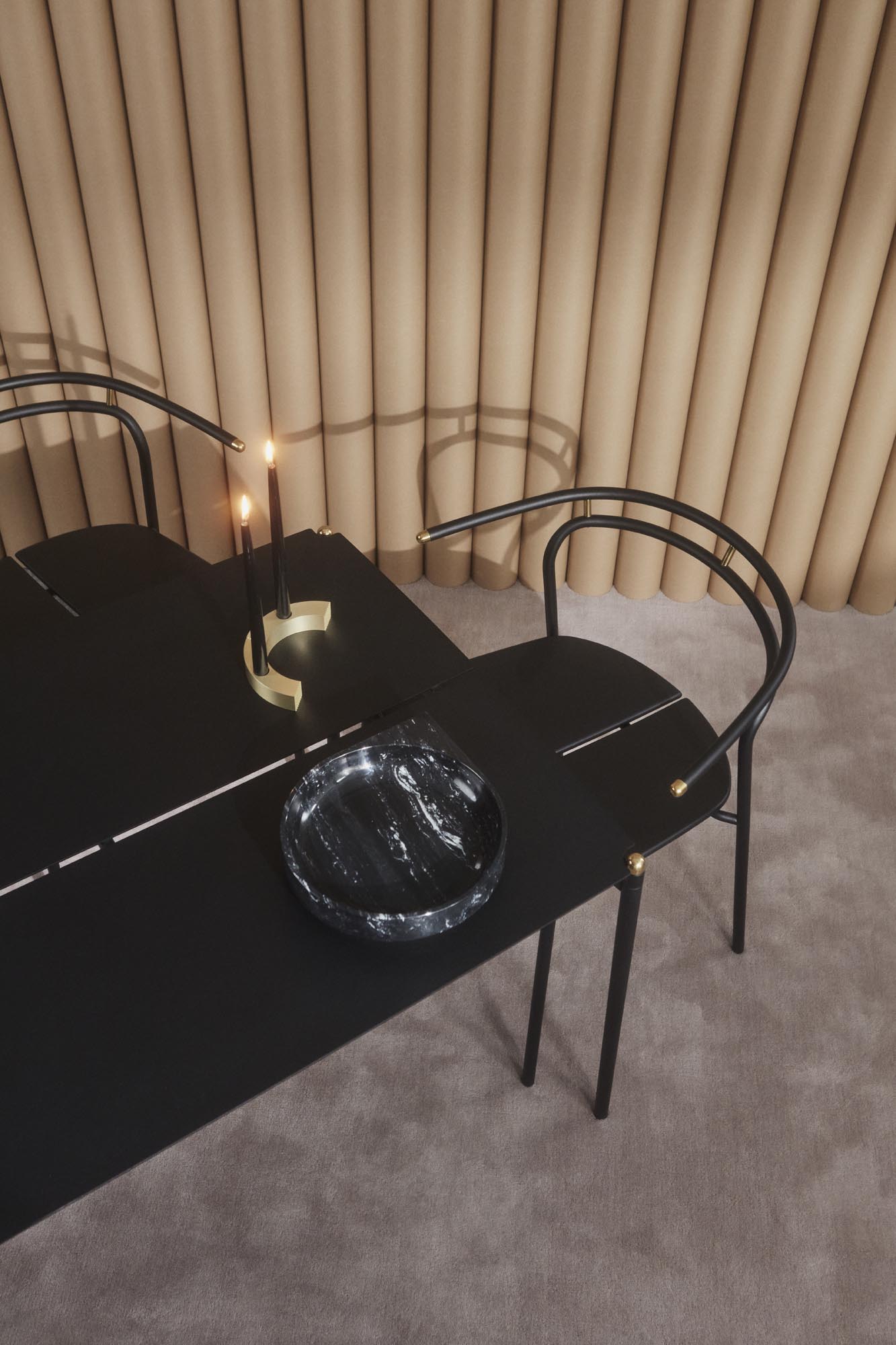 Novo Dining Chair - Taupe - Floor Stock