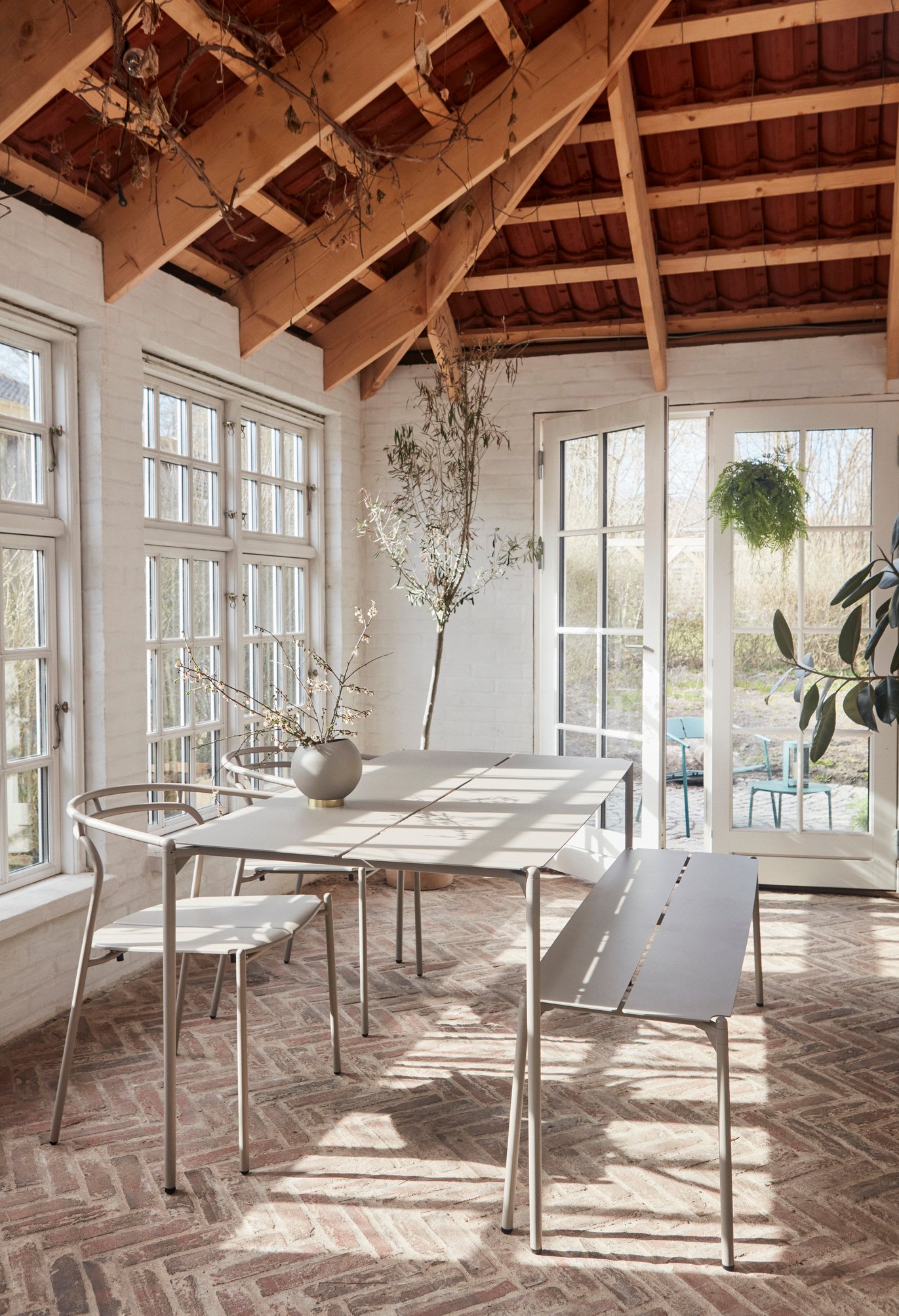 Novo Dining Chair - Taupe - Floor Stock