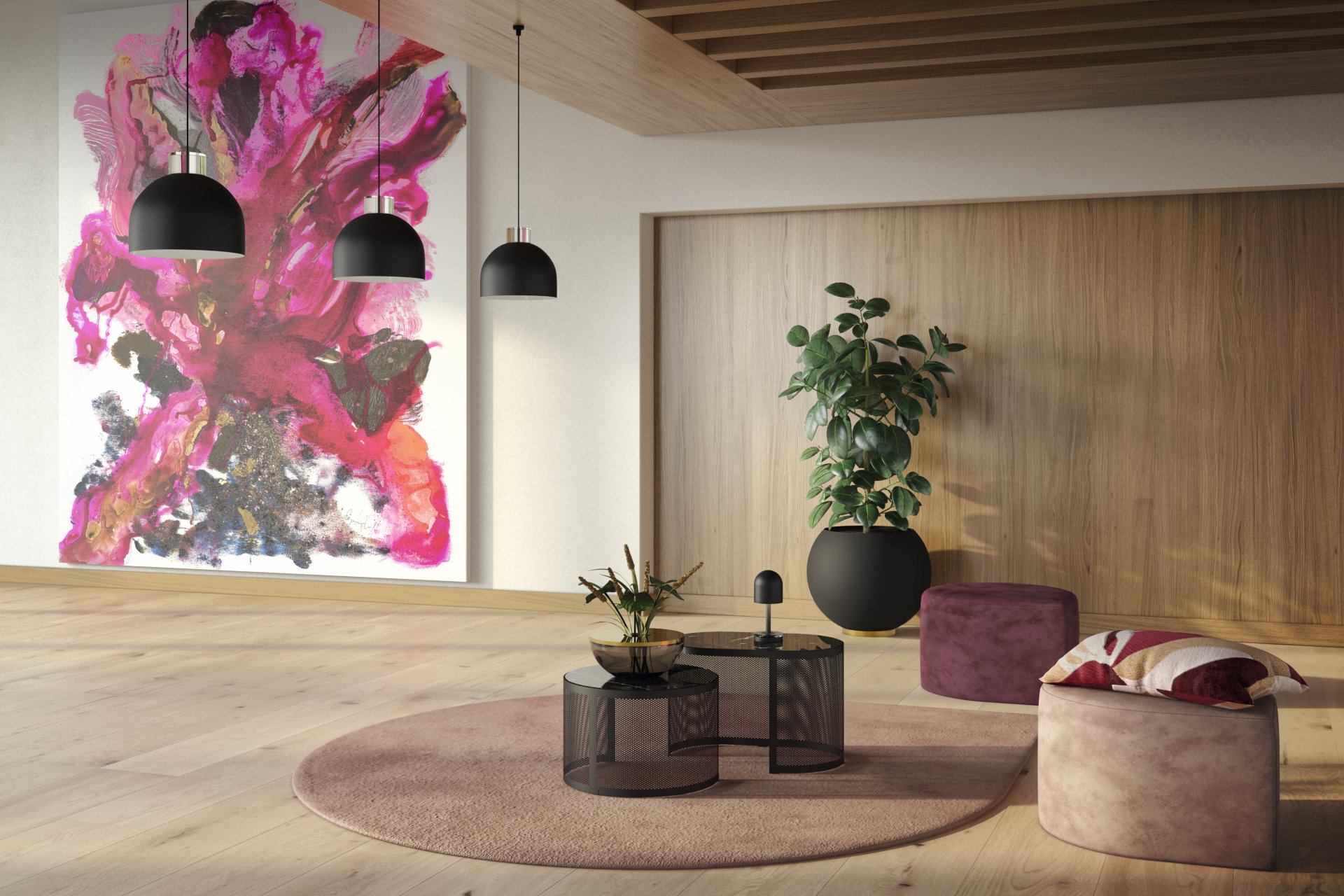 Stilla Rug - Large - Dark Grey - Floor Stock