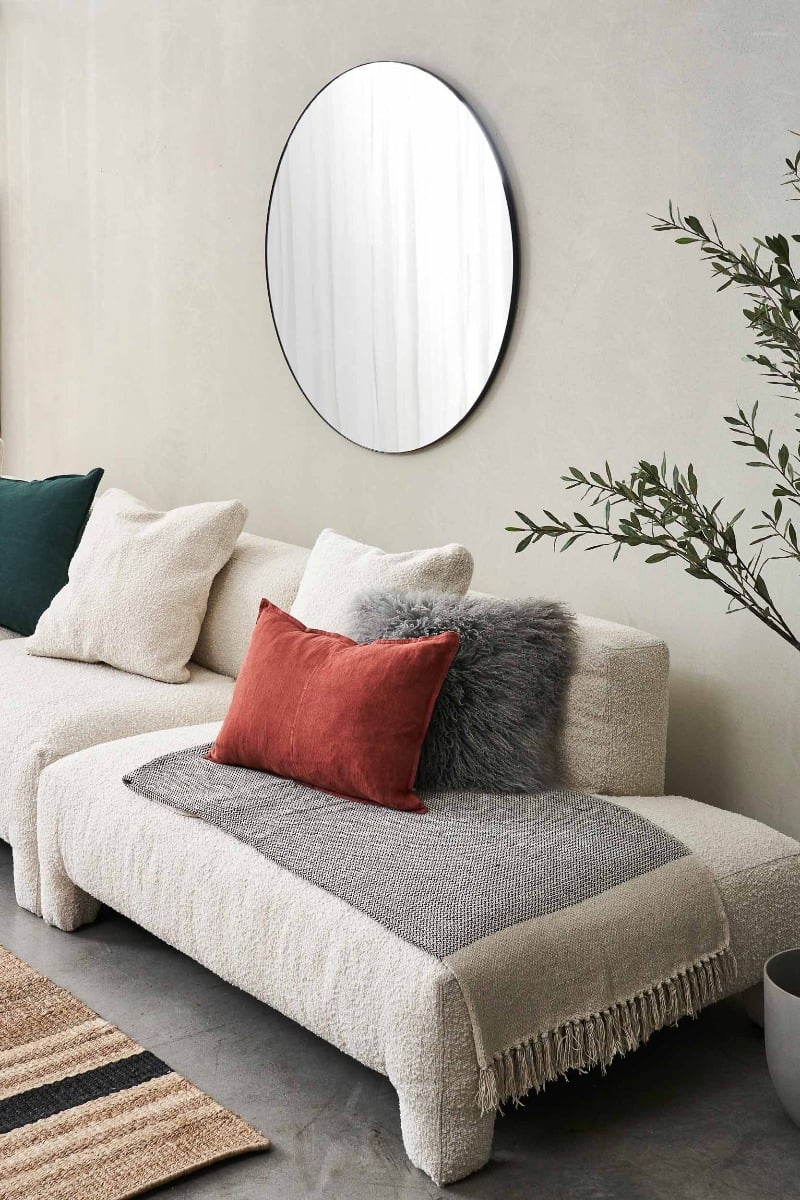 Morocco Sofa - 1 Arm Left Facing - Milk-Bigello 0002 - Floor Stock