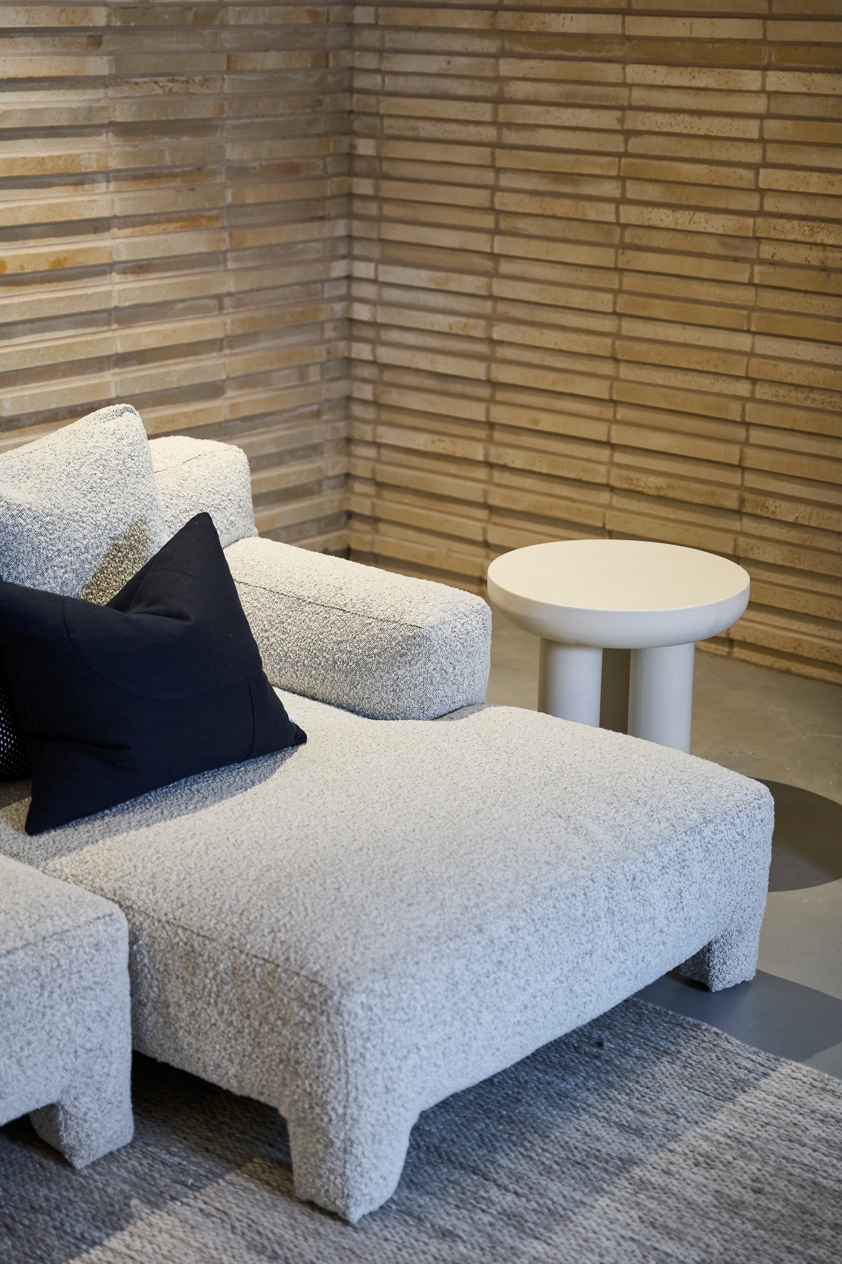 Morocco Sofa - No Arm - Milk-Bigello 0002 - Floor Stock