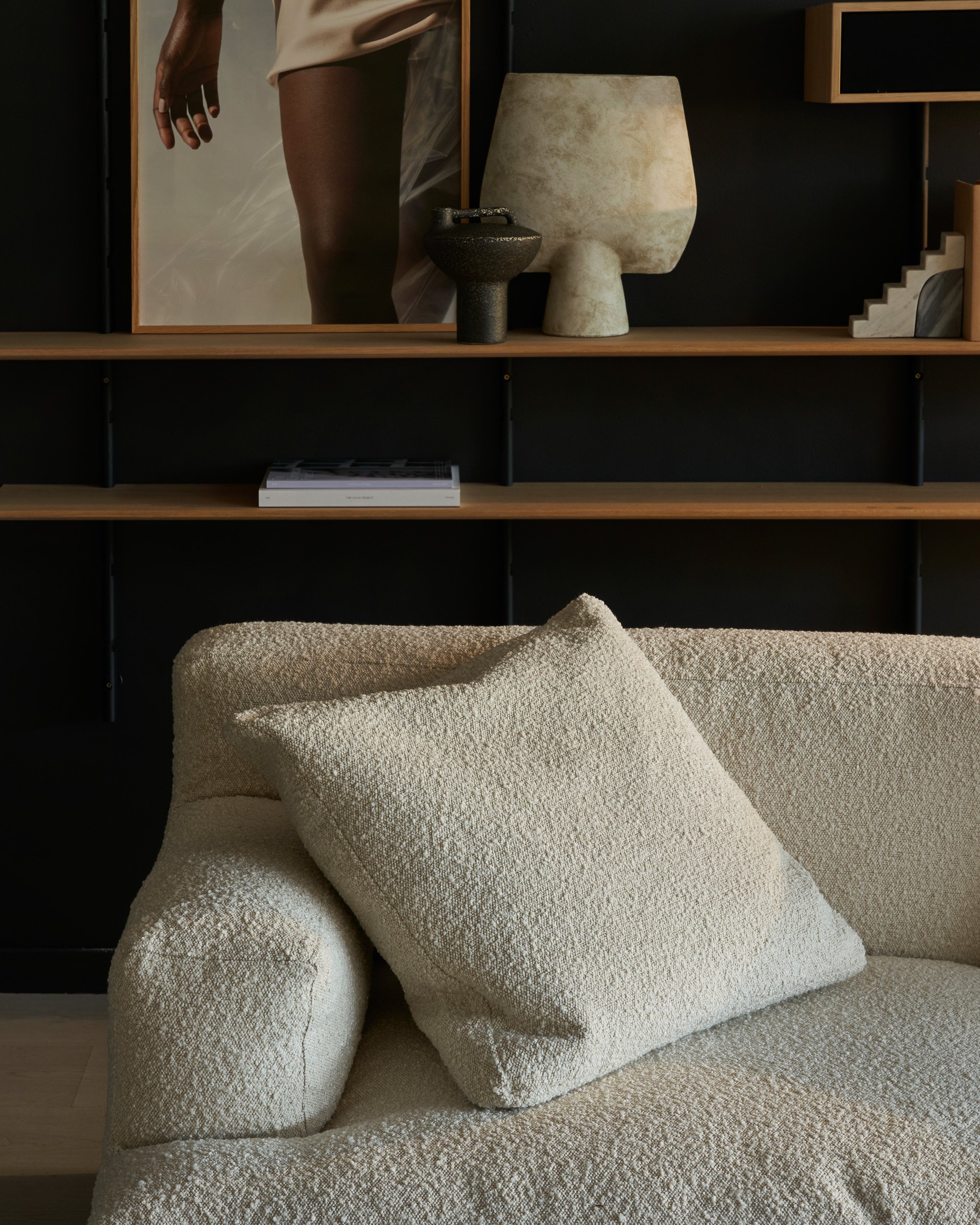 Morocco Sofa - No Arm - Milk-Bigello 0002 - Floor Stock