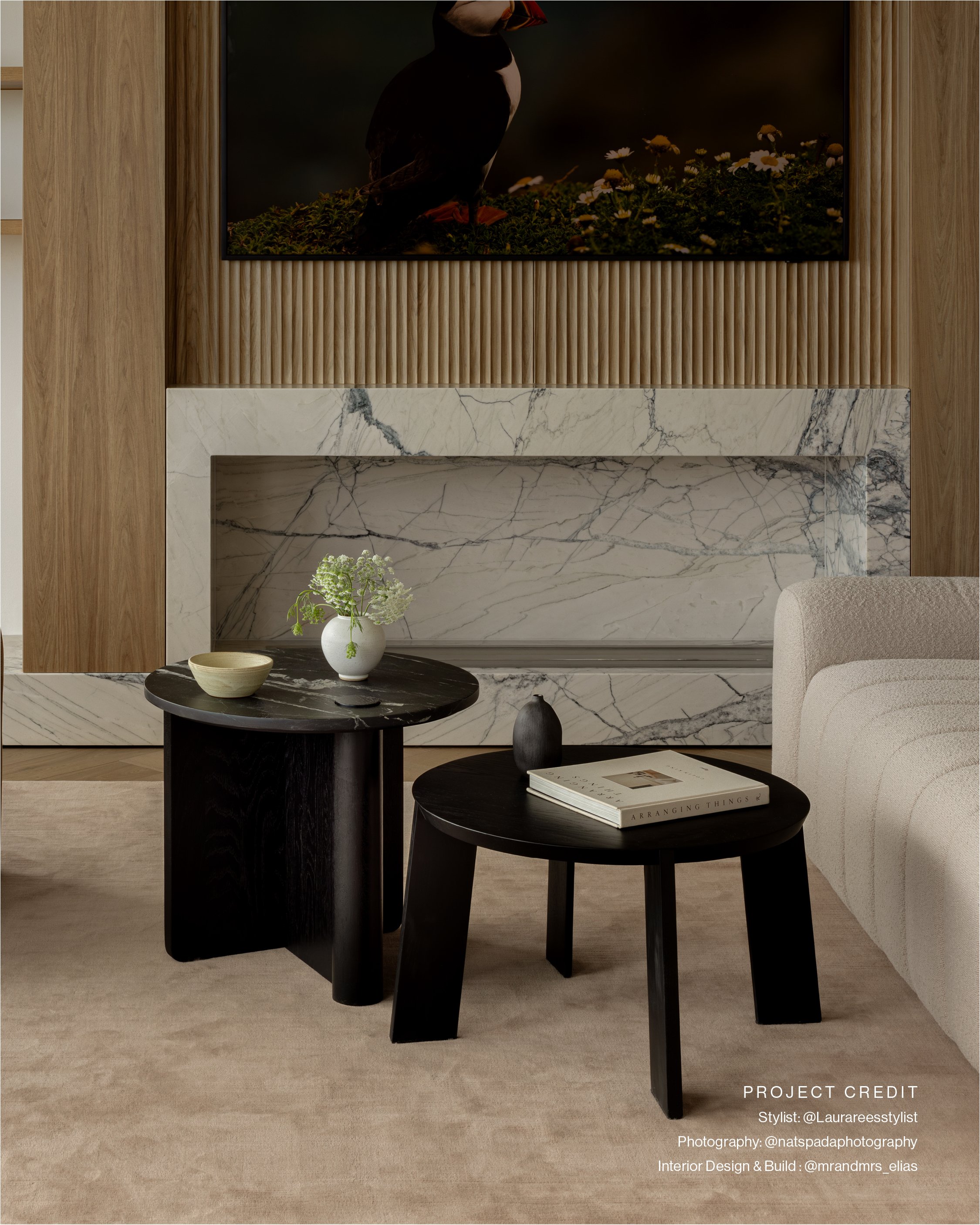 Kile Coffee Table - Tall 500mm - Light Oak - Floor Stock