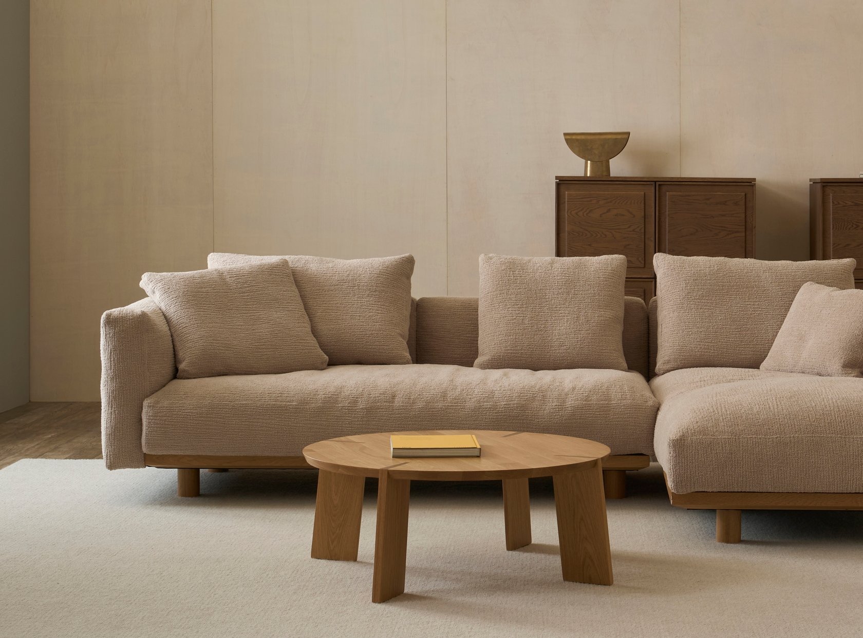 Kile Coffee Table - Tall 500mm - Light Oak - Floor Stock