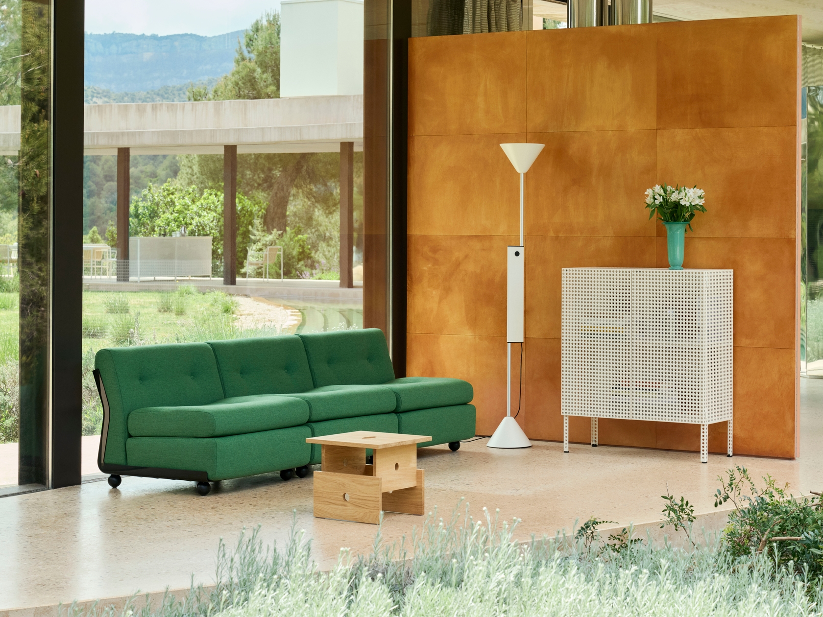 Perforated Floor Cabinet