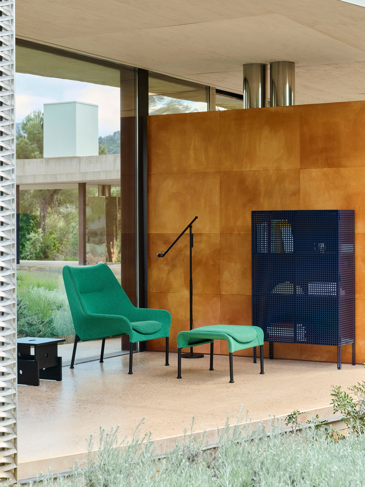 Perforated Floor Cabinet