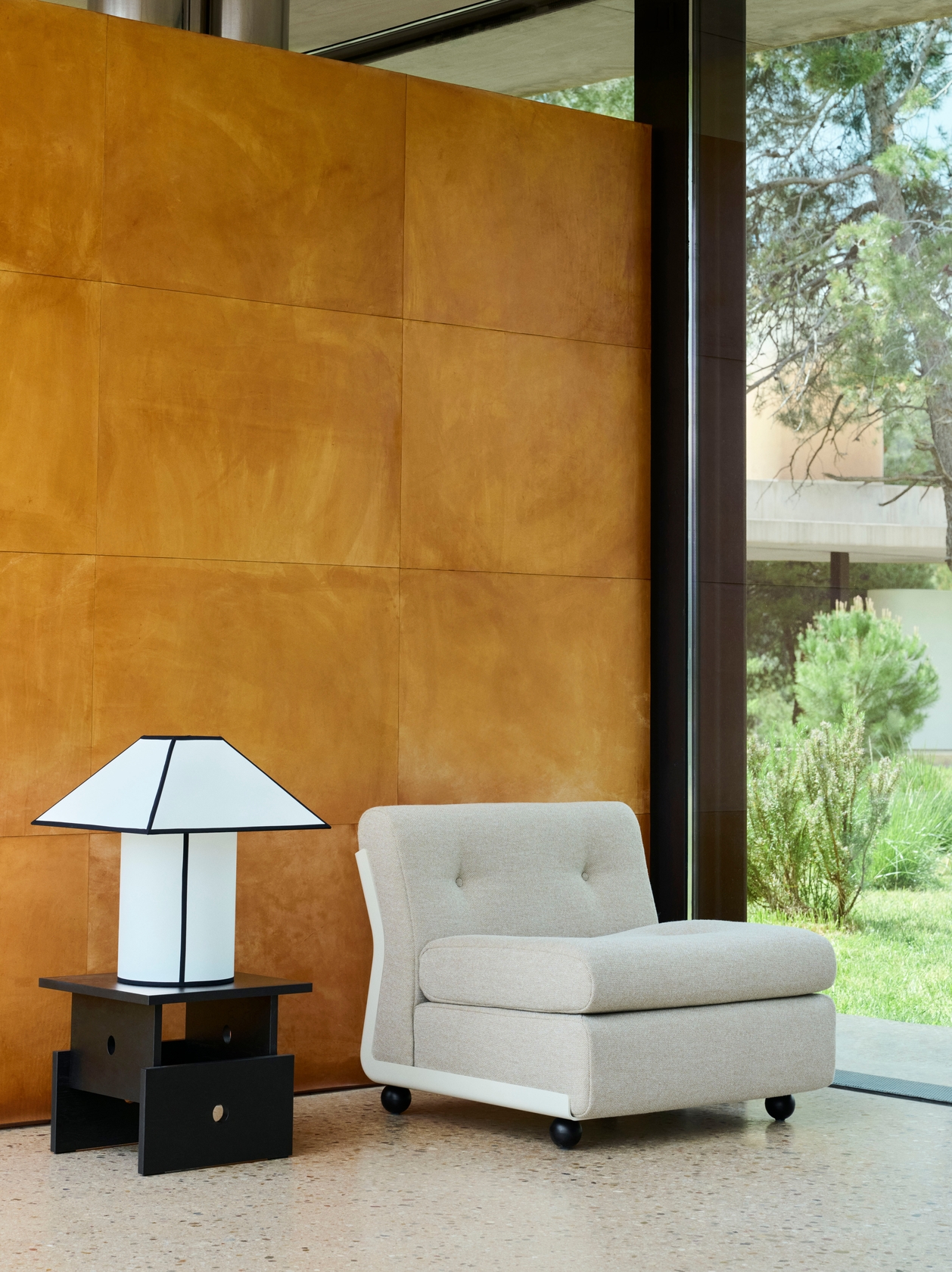 Ava Pyramid Table Lamp