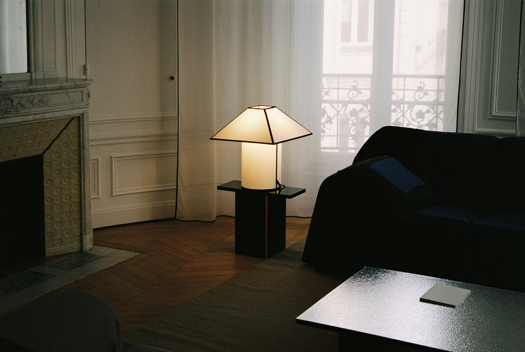 Ava Pyramid Table Lamp