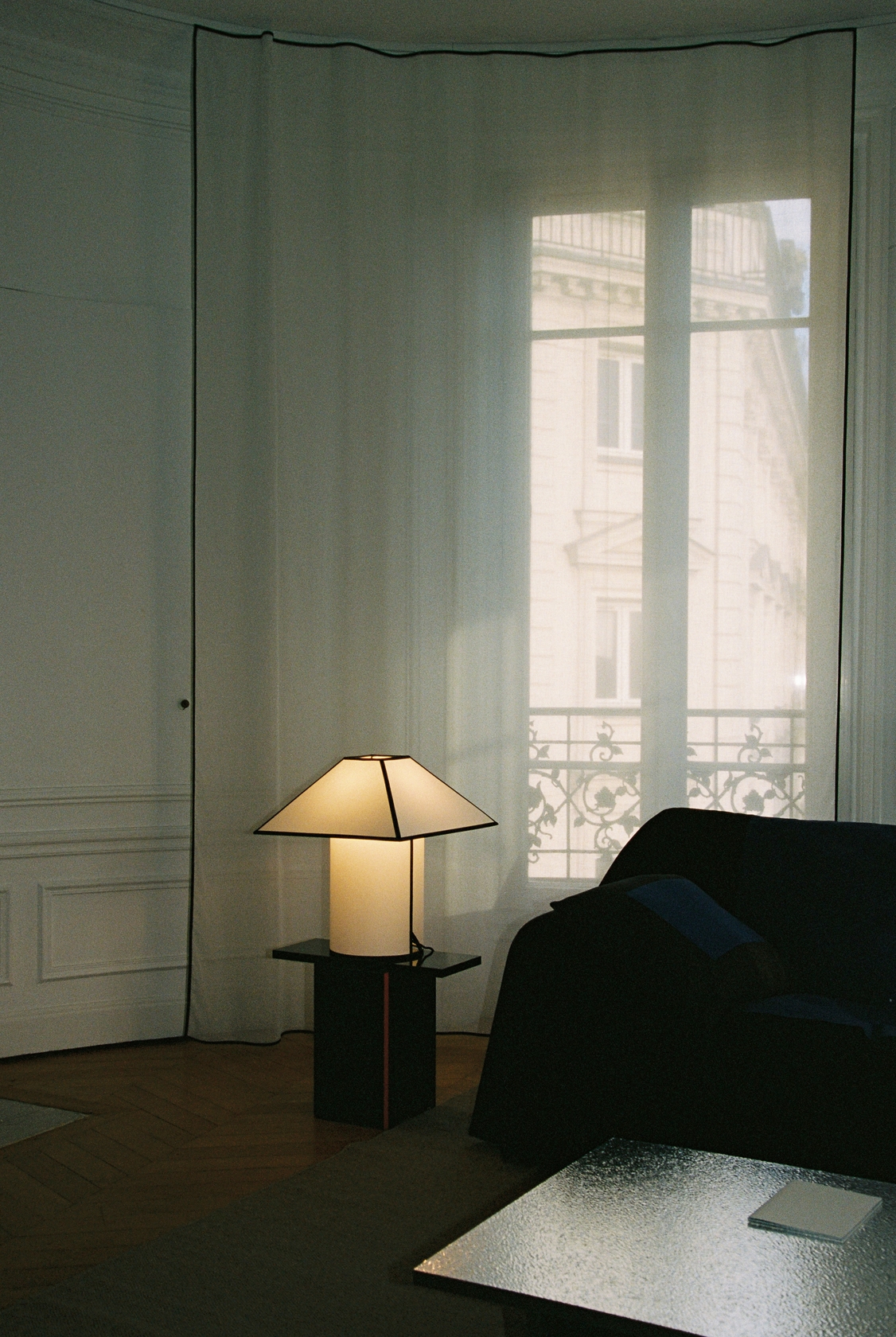 Ava Pyramid Table Lamp