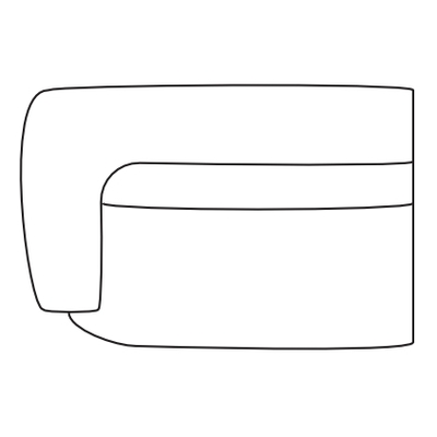 1.5 Seater Right Arm