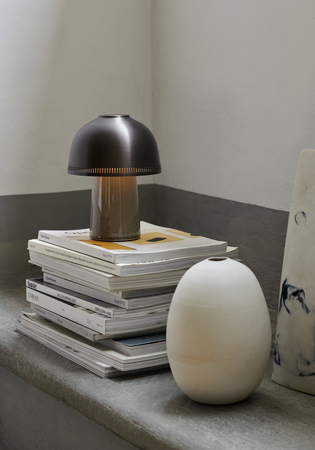 Raku Portable Lamp