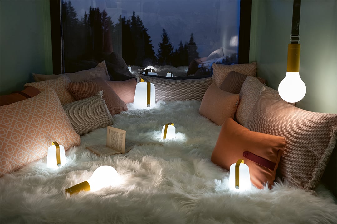 Fermob Balad V1 Lamp - Bamboo - 25cm - Floor Stock