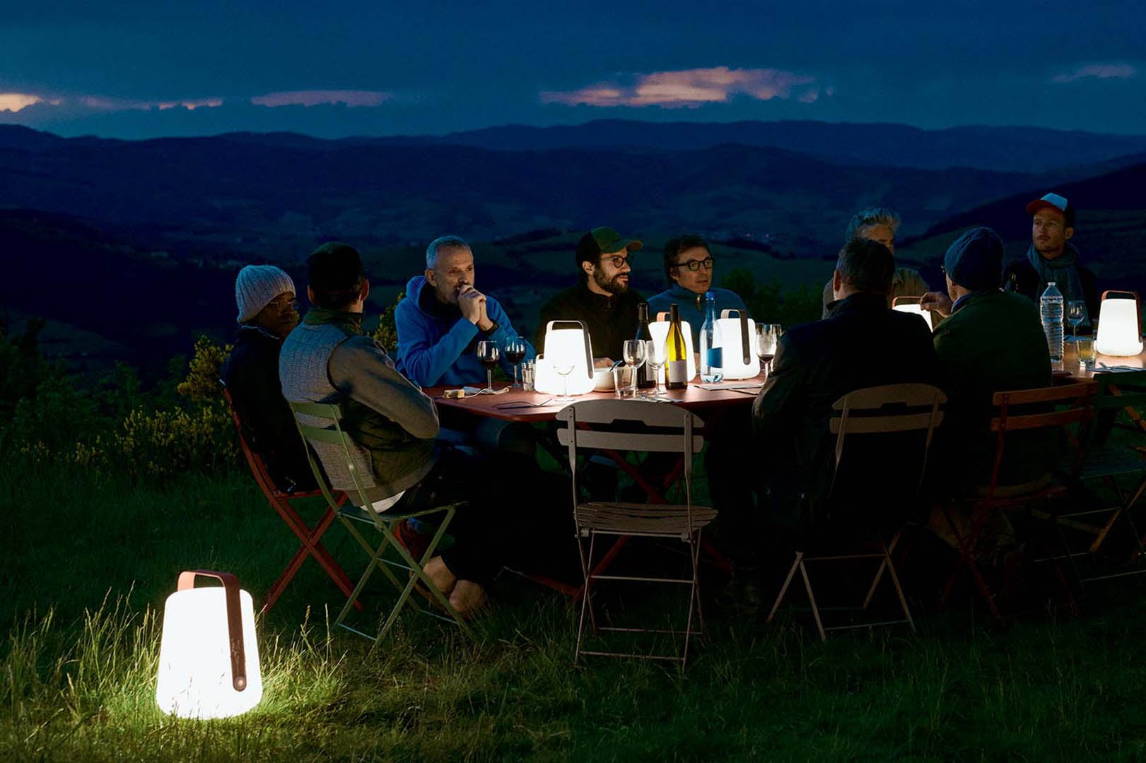 Fermob Balad V1 Lamp - Bamboo - 25cm - Floor Stock