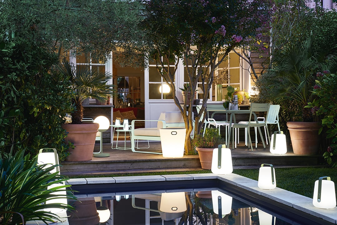 Fermob Balad V1 Lamp - Bamboo - 25cm - Floor Stock