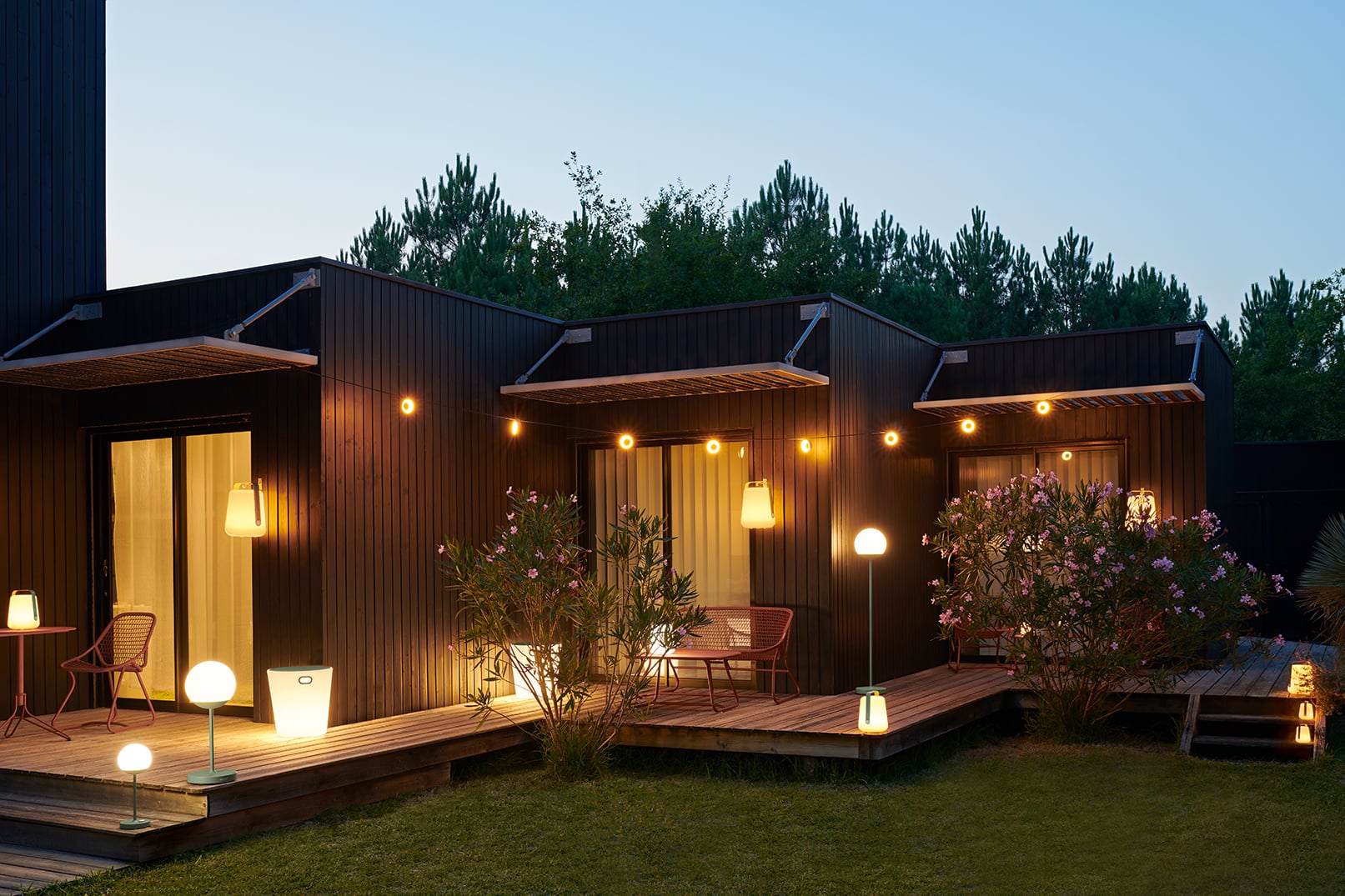 Fermob Balad V1 Lamp - Bamboo - 25cm - Floor Stock