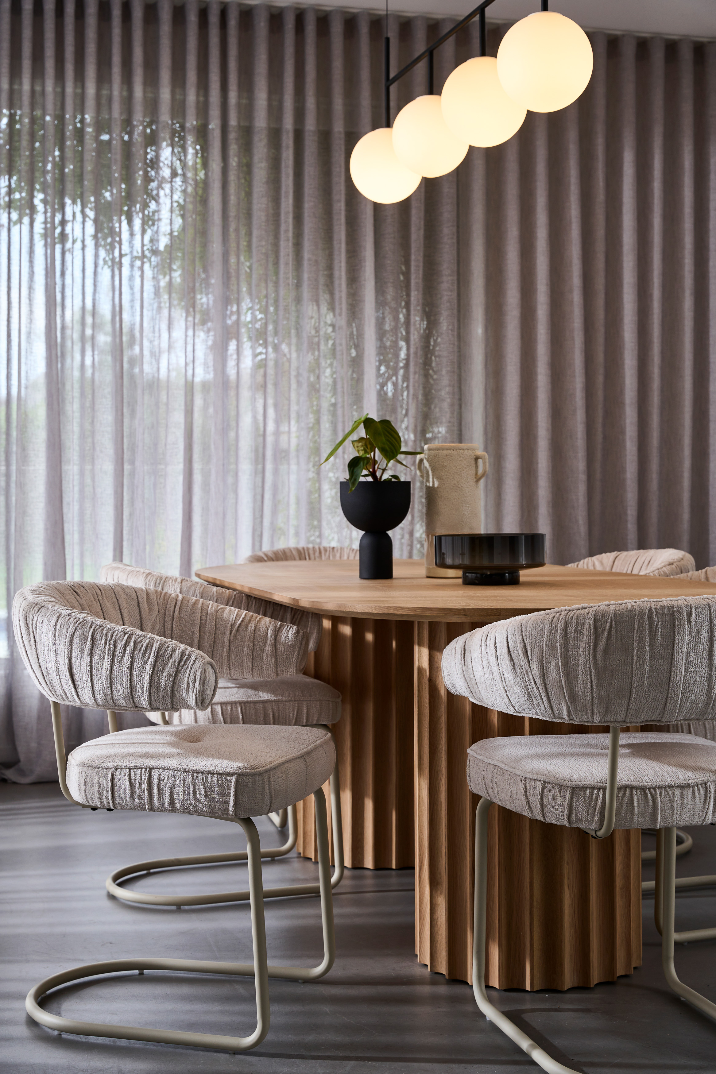 Orsen Dining Table - 2800mm - Walnut - Floor Stock