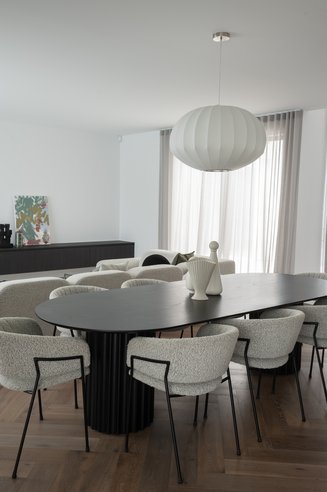 Orsen Dining Table - 2800mm - Walnut - Floor Stock