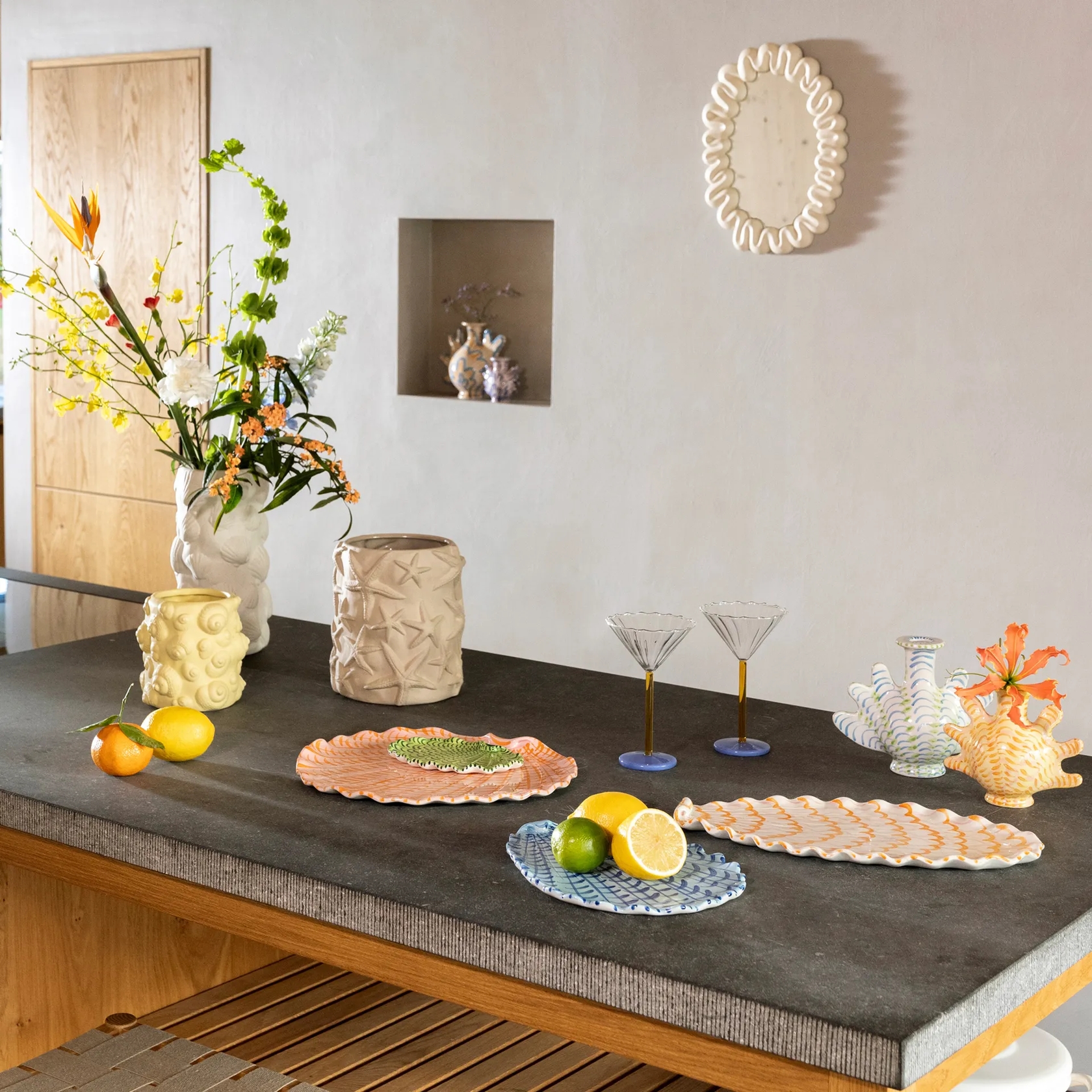 Dribble Mirror - Lilac - Floor Stock