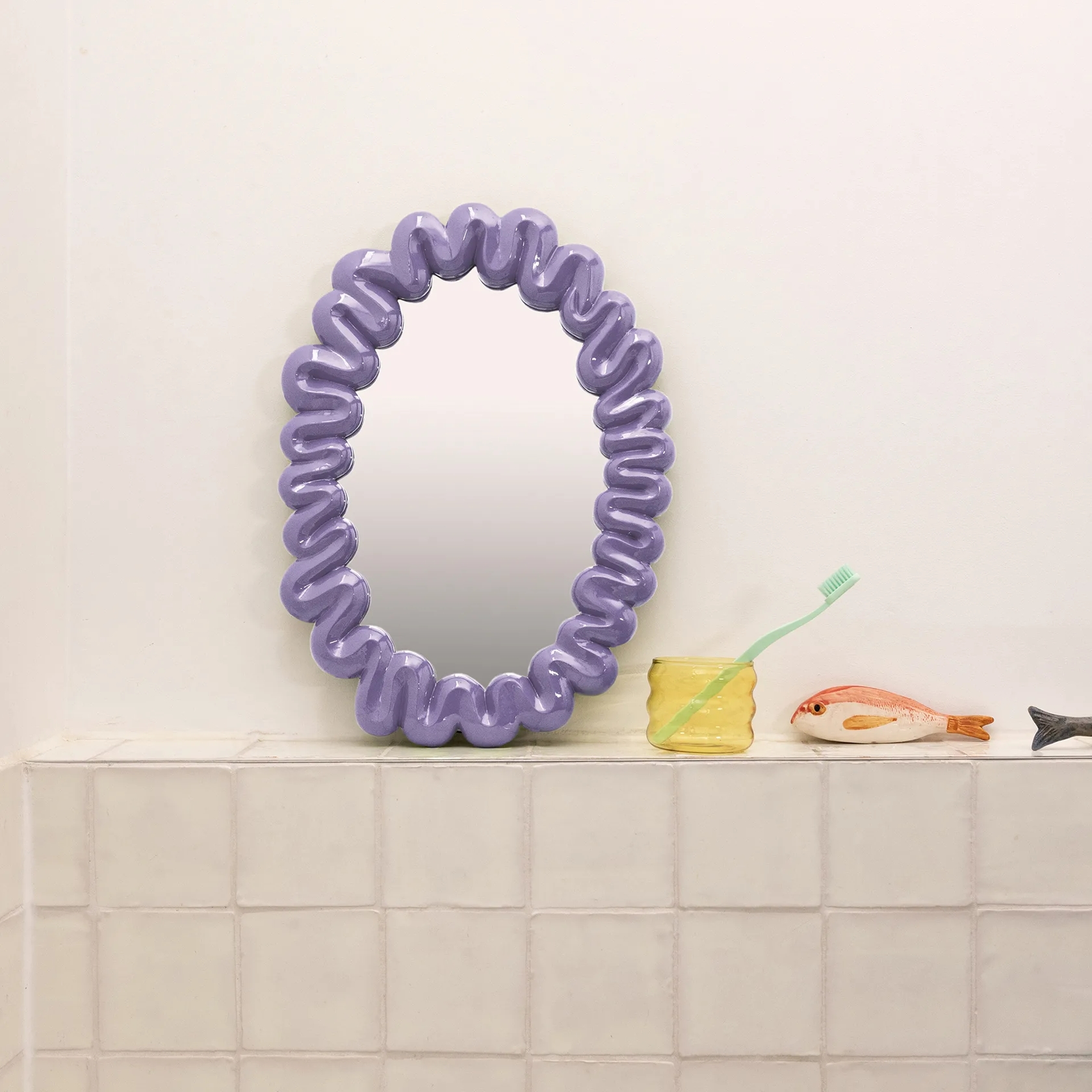 Dribble Mirror - Lilac - Floor Stock