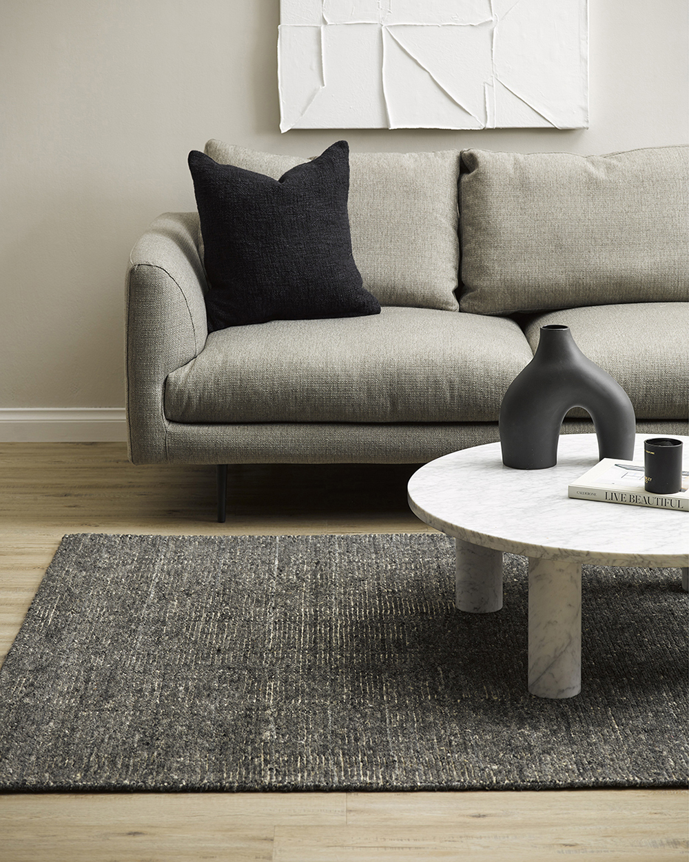 Emmett Rug - 200x300cm - Pumice - Floor Stock