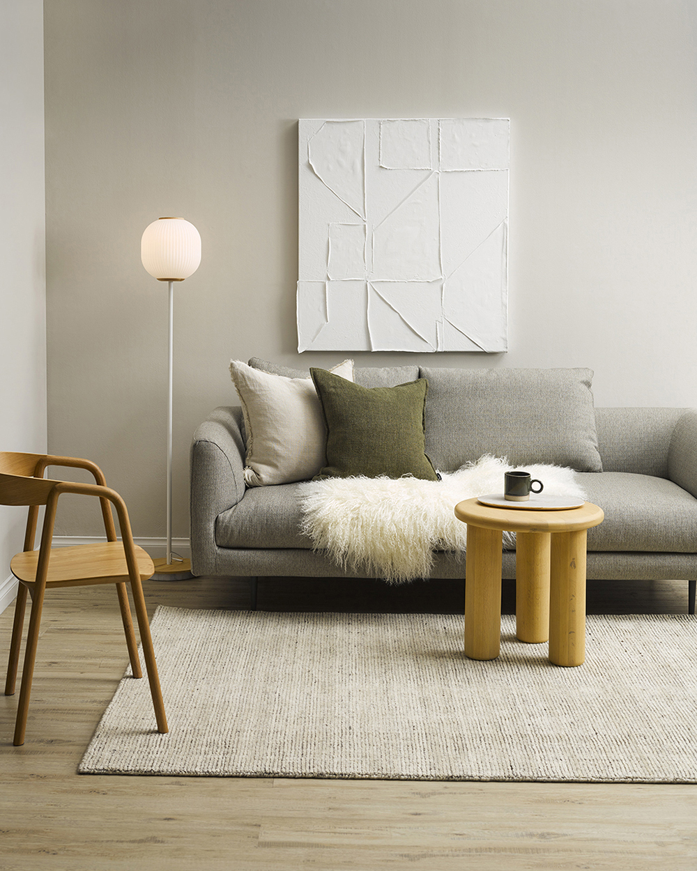 Emmett Rug - 200x300cm - Pumice - Floor Stock