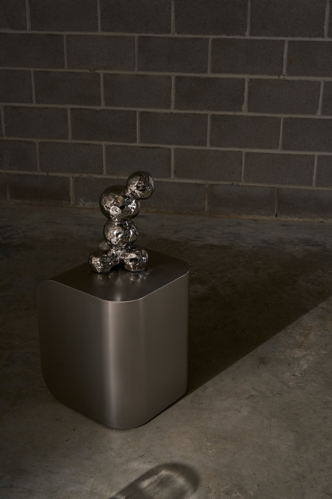 Porter Side Table - Stainless Steel - Floor Stock