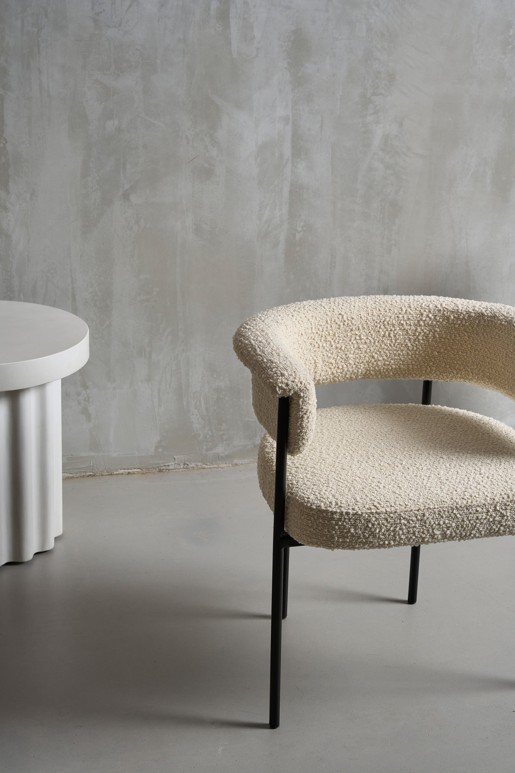 Aria Arm Chair - Ivory - Floor Stock