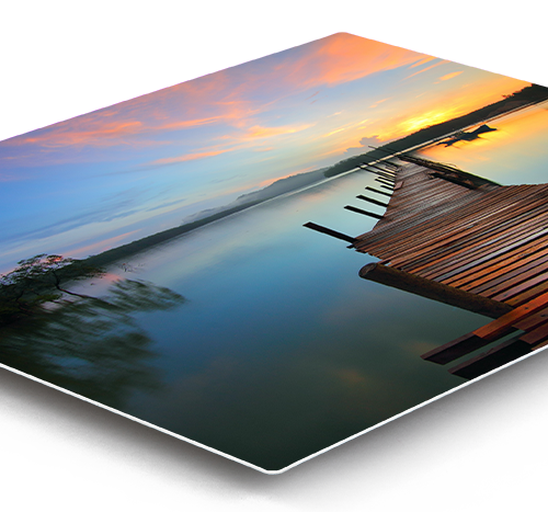 HD Metal Print Corner Detail