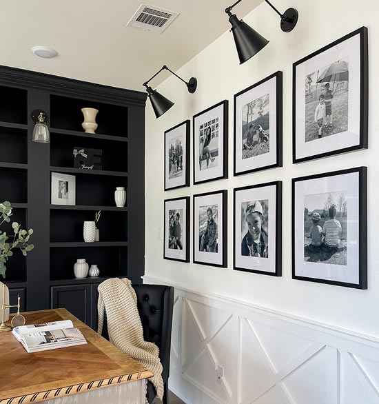 The Perfect Eight Gallery Wall