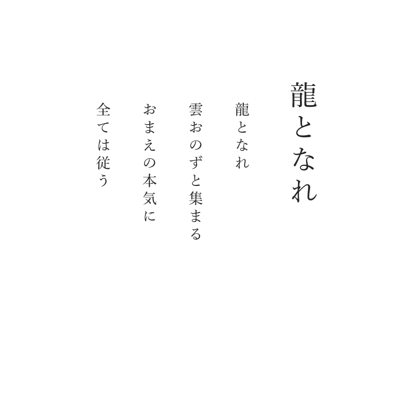 陶彩画_自在作品_龍となれ_詩