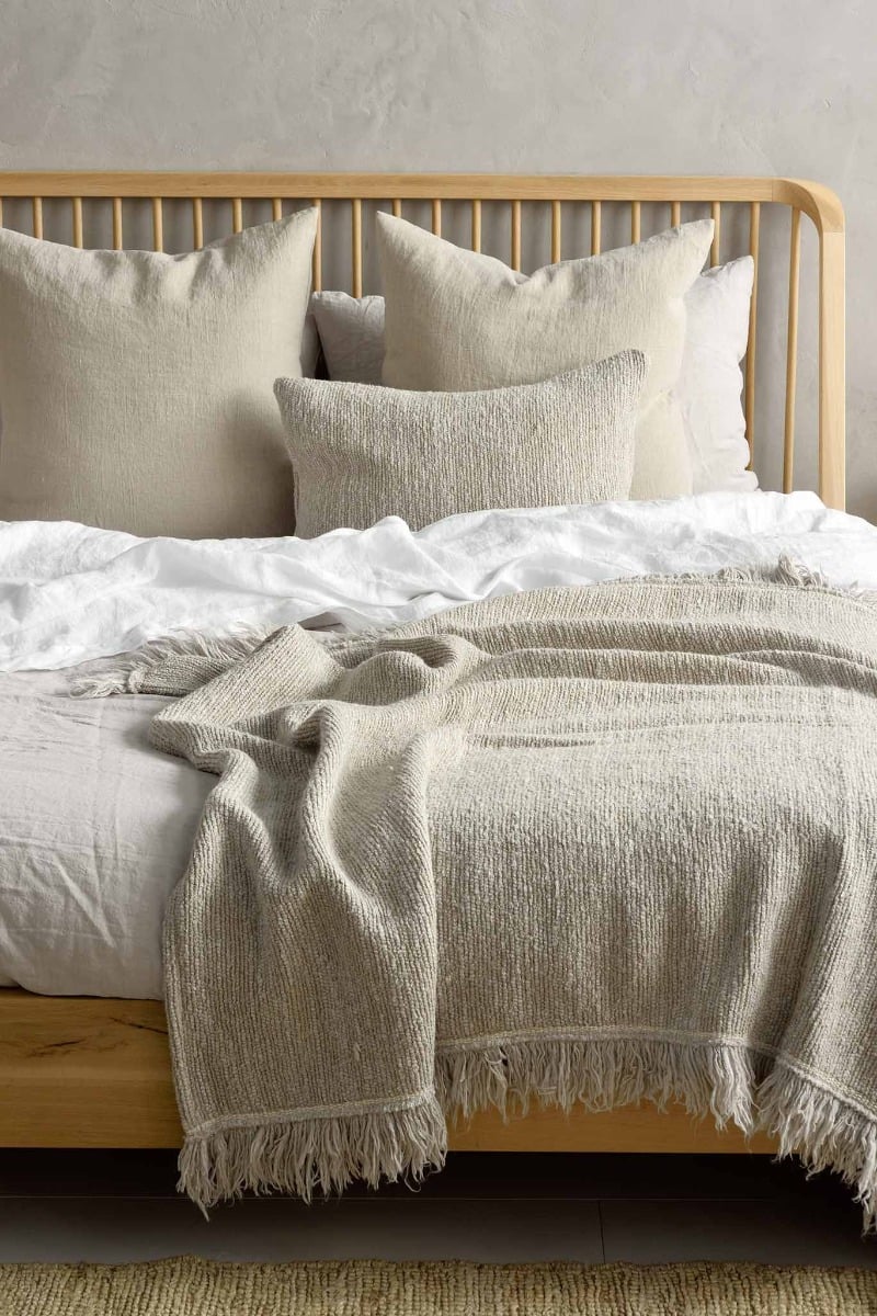 Ethnicraft Oak Spindle King Bed - Natural Oak - Floor Stock