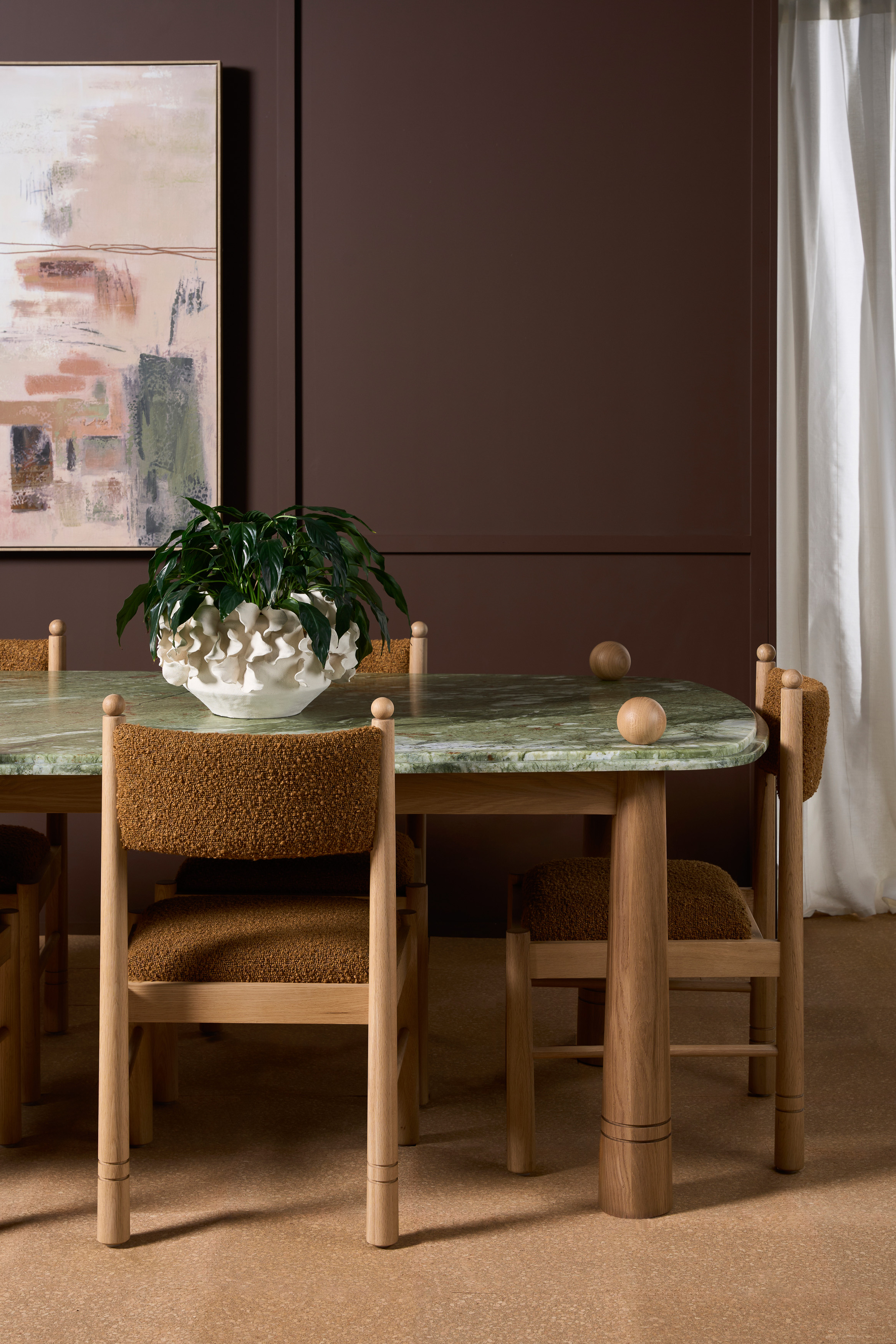 Flared Oval Dining Table