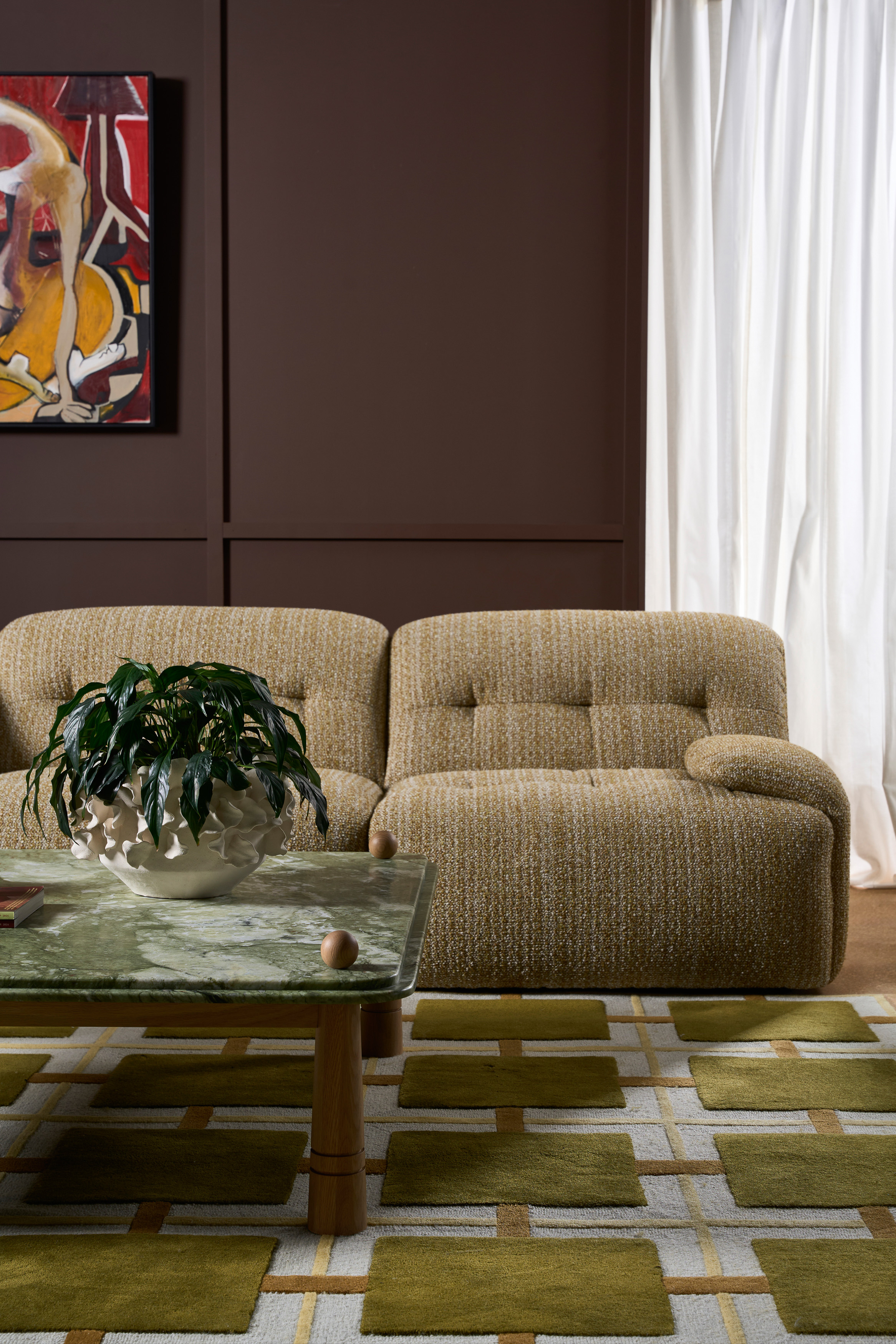 Flared Square Coffee Table