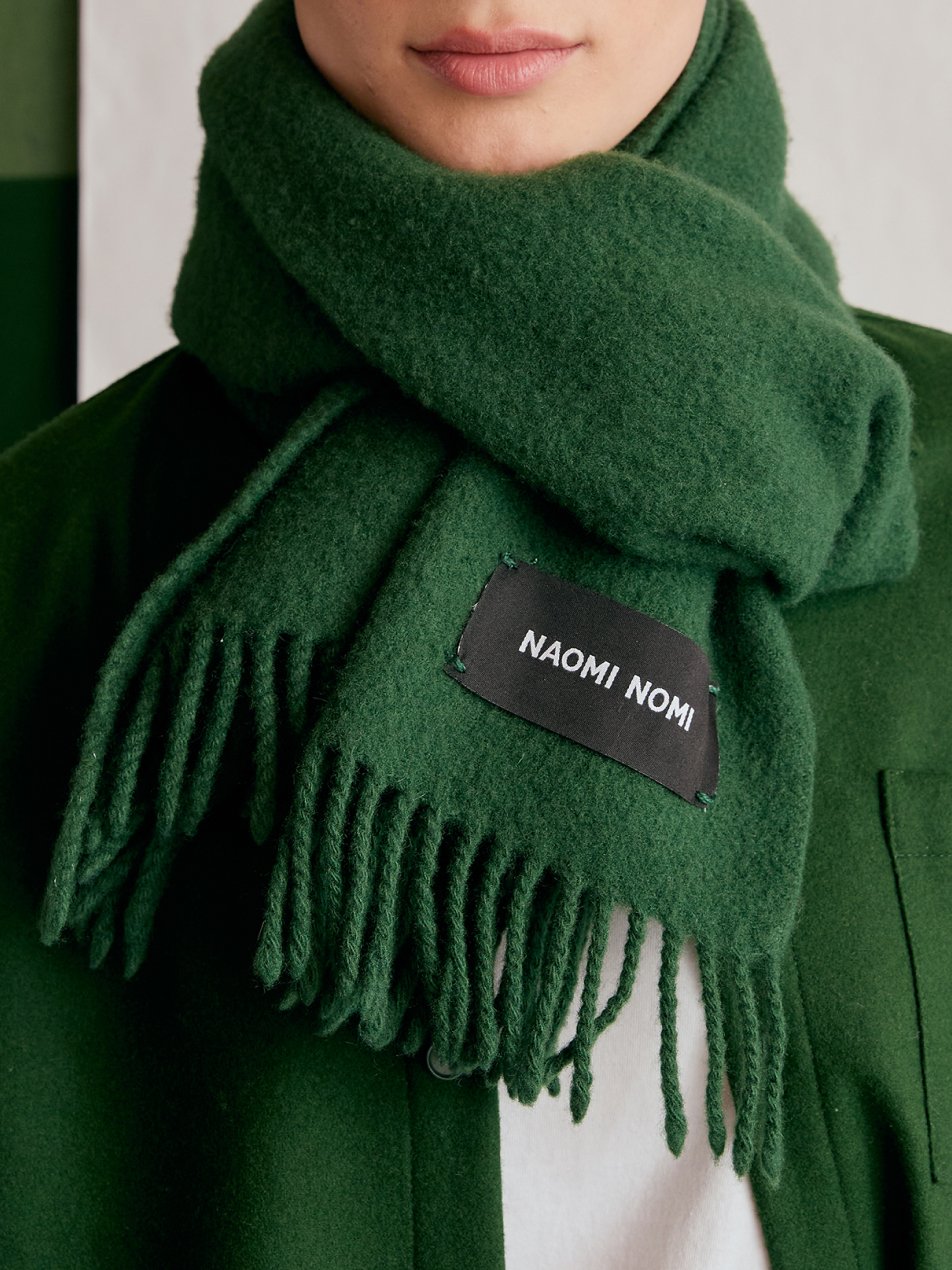 The Wool Scarf (Exacting Green Mongolian Wool)