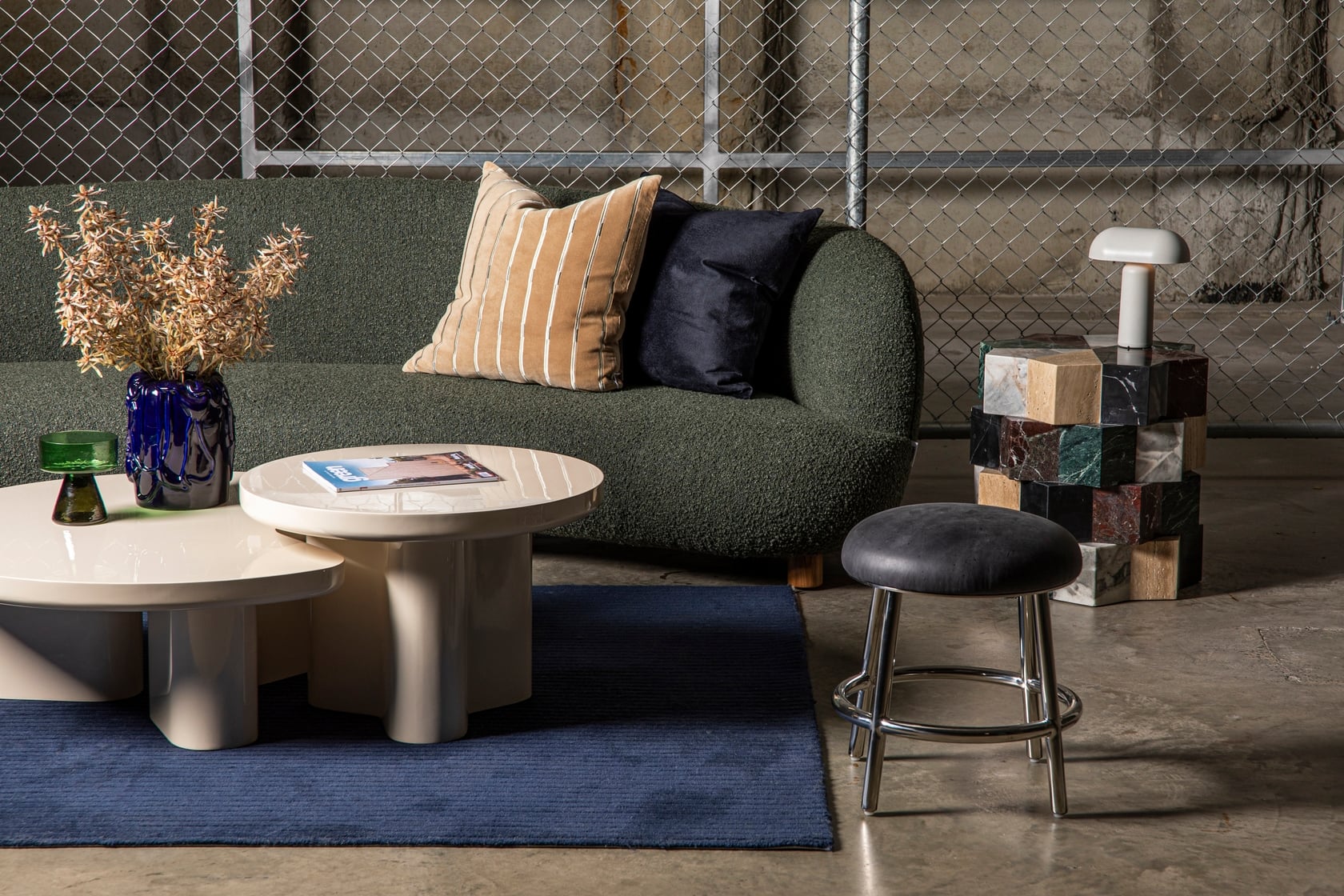 Tribecca 4 Seater Sofa - Latte Leather - Floor Stock