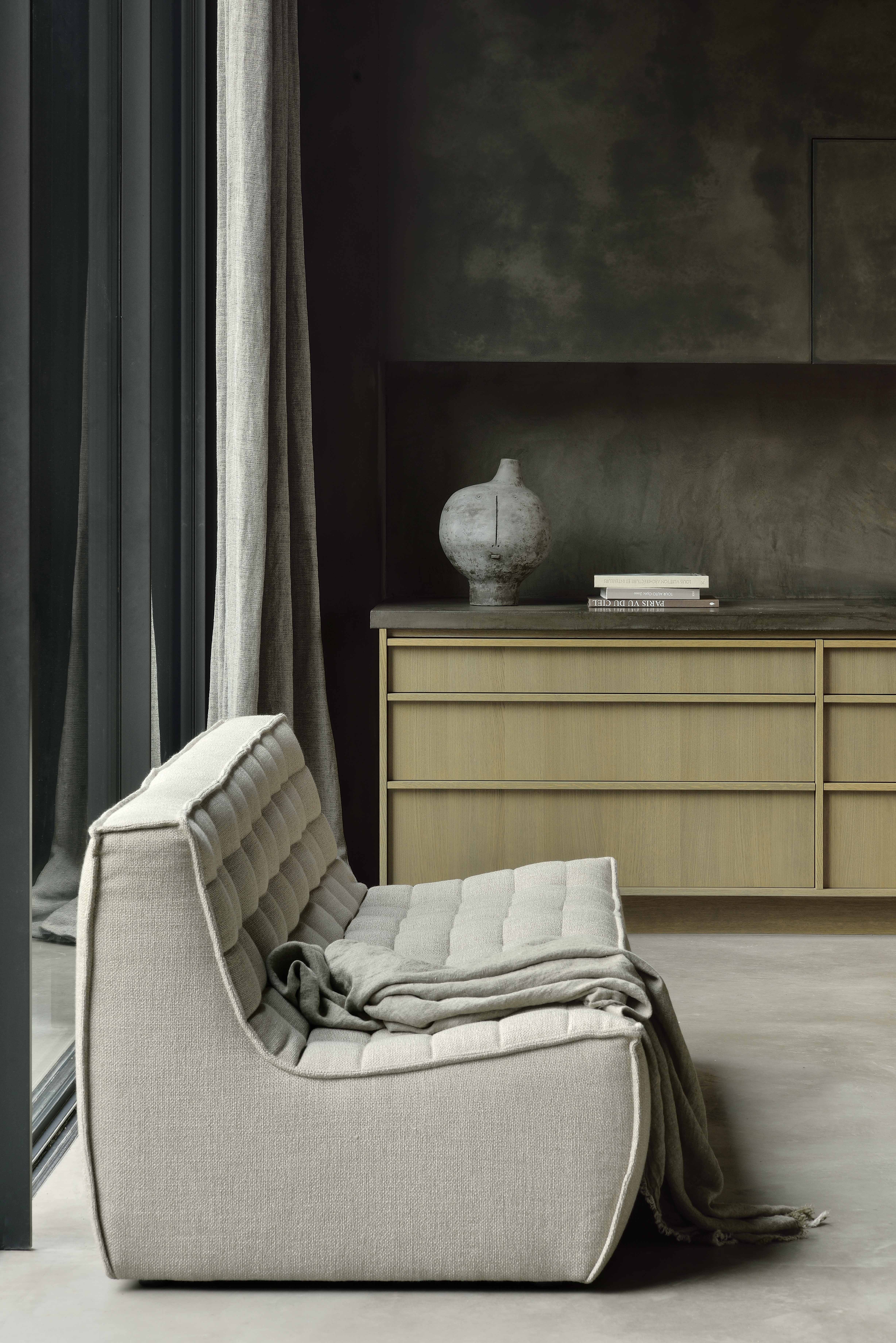 Ethnicraft N701 Sofa Set - Dark Grey - Floor Stock